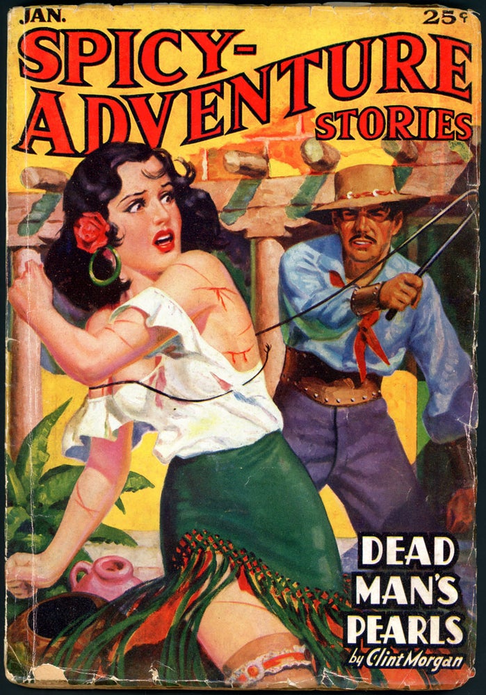 SPICY-ADVENTURE STORIES. SPICY-ADVENTURE STORIES. January 1937., Volume 5.