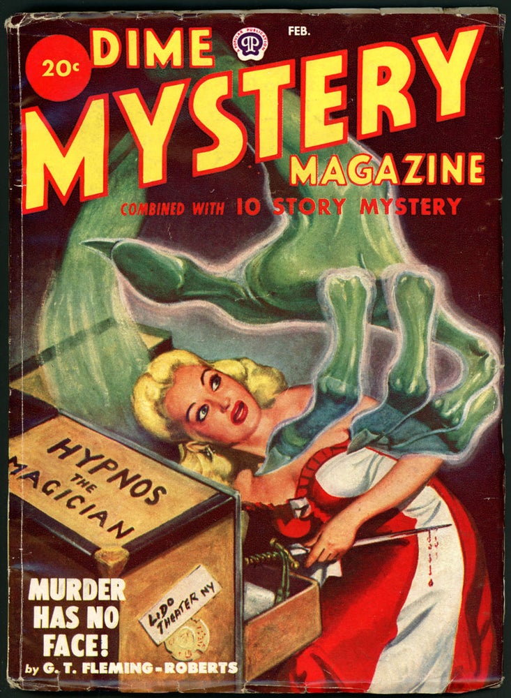 Item #19451 DIME MYSTERY. DIME MYSTERY. February 1949, No. 1 Volume 38.