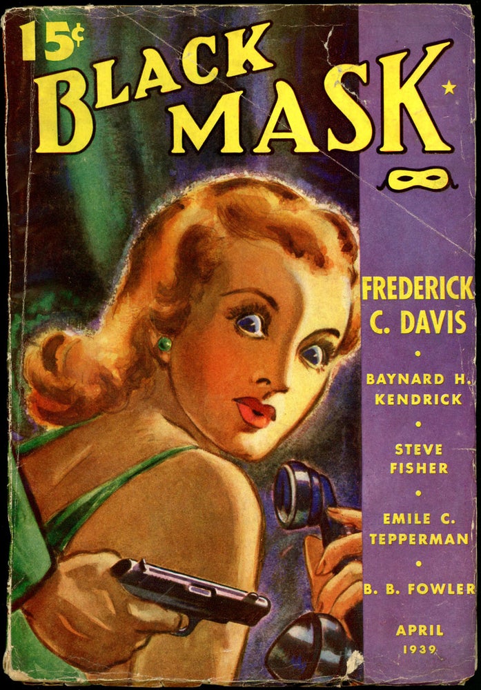 Item #19488 BLACK MASK. BLACK MASK. April 1939. ., Ellsworth, No. 1 Volume 22.