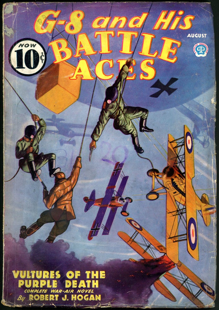 Item #19490 G-8 and HIS BATTLE ACES. G-8, HIS BATTLE ACES. August 1936, No. 3 Volume 9.