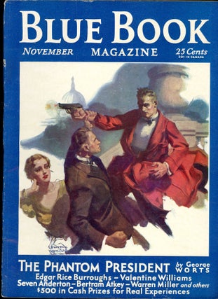 Item #19770 THE BLUE BOOK MAGAZINE. Edgar Rice Burroughs, 1931- March 1932. . THE BLUE BOOK...