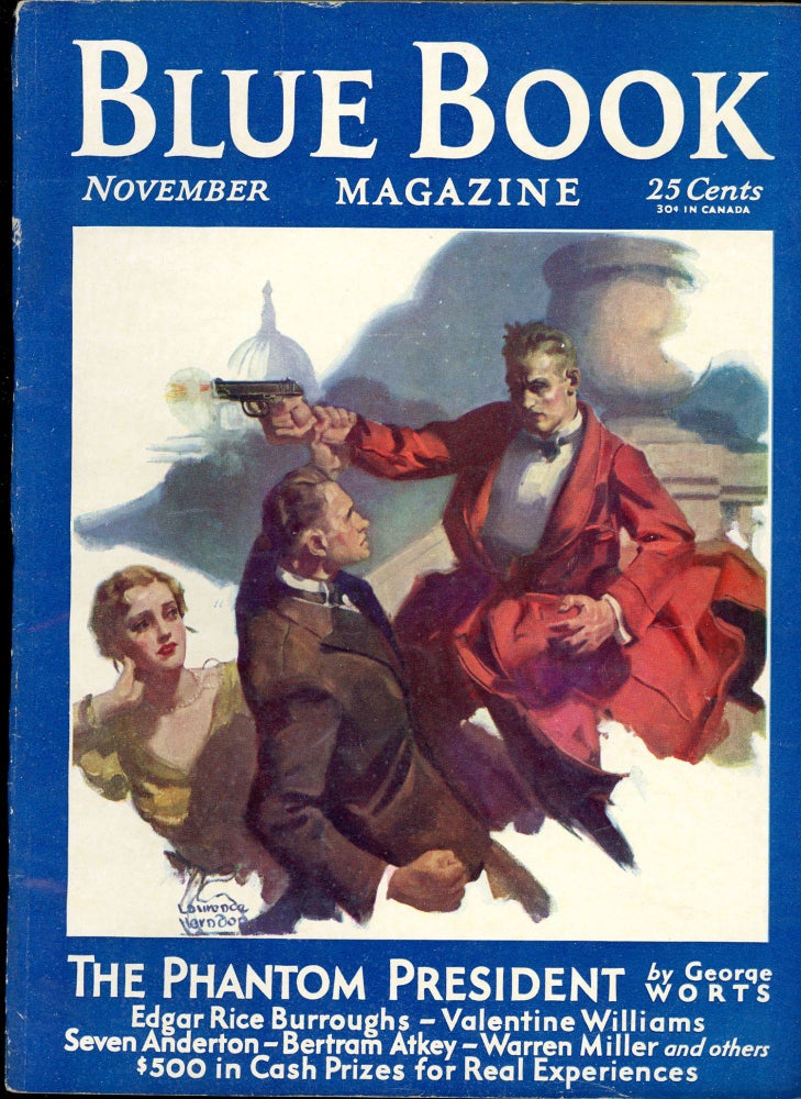 Item #19770 THE BLUE BOOK MAGAZINE. Edgar Rice Burroughs, 1931- March 1932. . THE BLUE BOOK MAGAZINE. October, Donald Kennicott, No. 6 - Volume 54 Volume 53, No. 5.