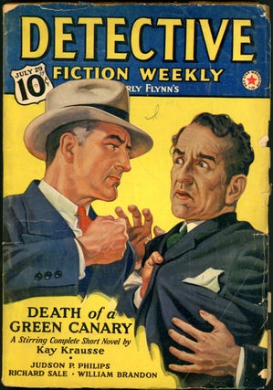 Item #19839 DETECTIVE FICTION WEEKLY. 1939 DETECTIVE FICTION WEEKLY. July 29, No. 1 Volume 130