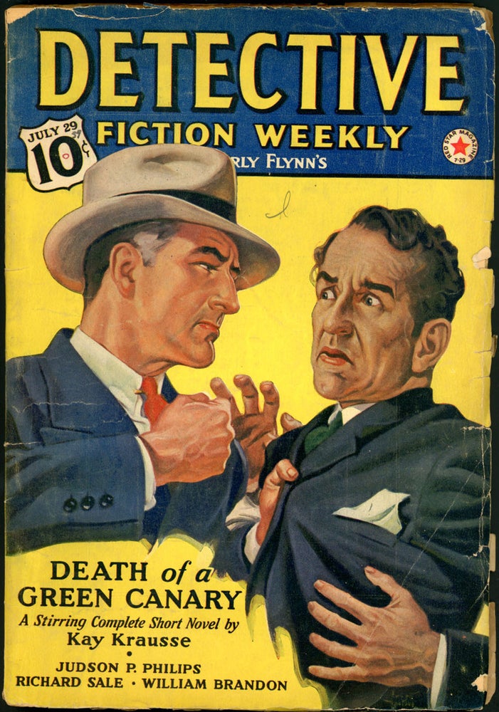 Item #19839 DETECTIVE FICTION WEEKLY. 1939 DETECTIVE FICTION WEEKLY. July 29, No. 1 Volume 130.
