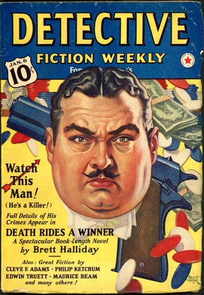 Item #19846 DETECTIVE FICTION WEEKLY. 1940 DETECTIVE FICTION WEEKLY. January 6, No. 6 Volume 133