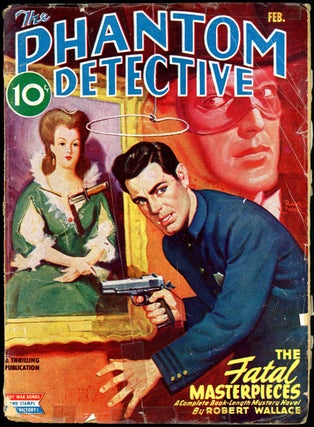 Item #19873 THE PHANTOM DETECTIVE. 1945 THE PHANTOM DETECTIVE. February, No. 1 Volume 45