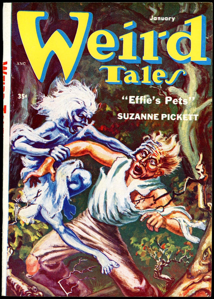 Item #19885 WEIRD TALES. 1954. . D. McIlwraith WEIRD TALES. January, # 6 Volume 45.