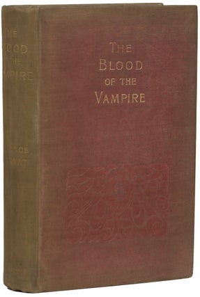 Item #19898 THE BLOOD OF THE VAMPIRE. Florence Marryat, Church