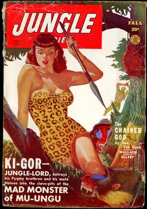 Item #20147 JUNGLE STORIES. 1949 JUNGLE STORIES. Fall, Volume 4 No. 8