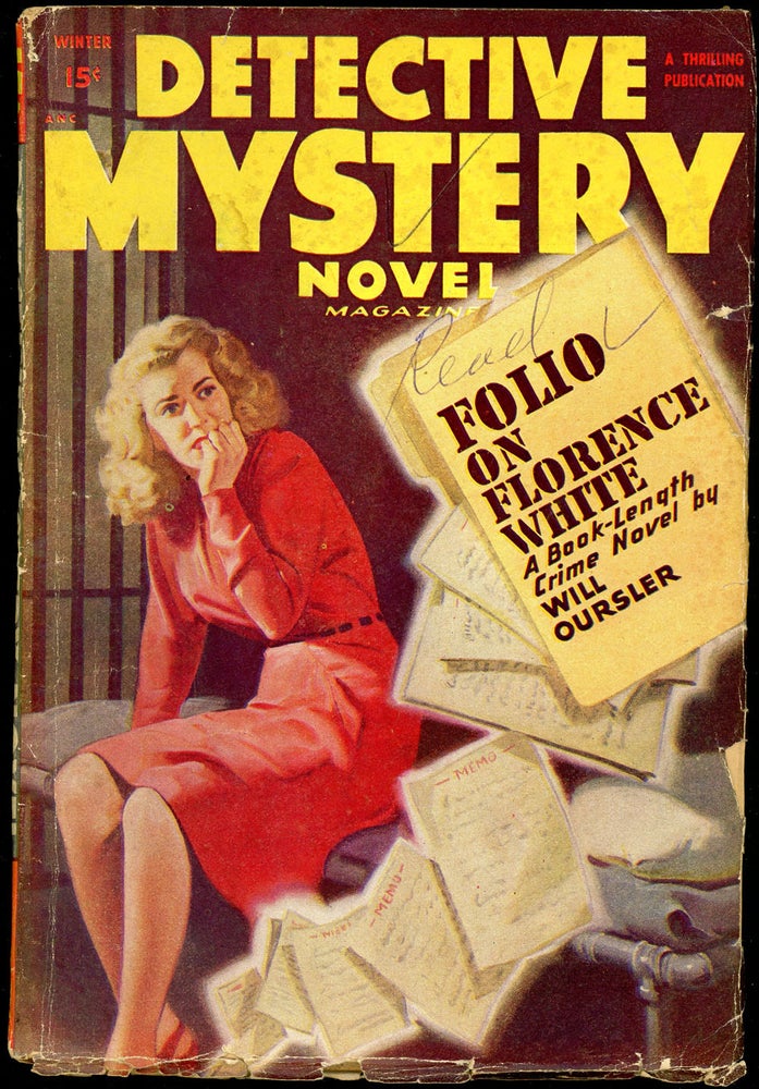 Item #20158 DETECTIVE MYSTERY NOVEL MAGAZINE. 1948 DETECTIVE MYSTERY NOVEL MAGAZINE. Winter, No. 3 Volume 28.