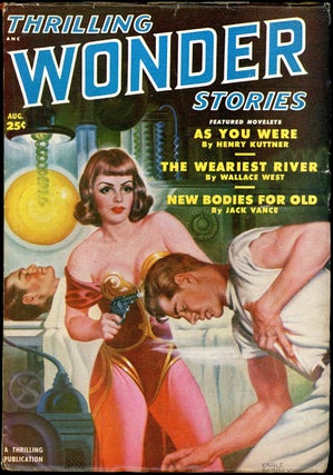 Item #20182 THRILLING WONDER STORIES. L. RON HUBBARD JACK VANCE, 1950. . Samuel Merwin THRILLING...