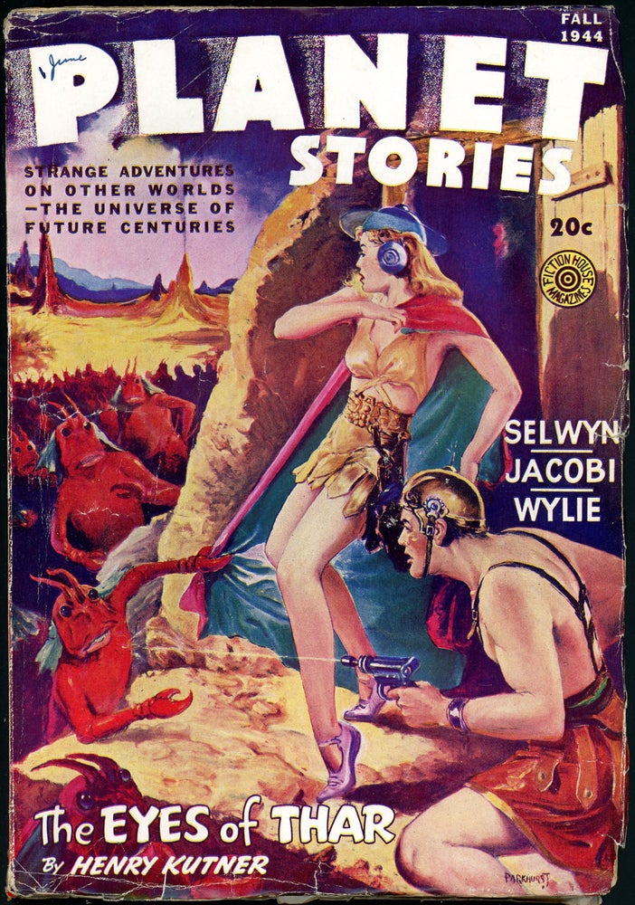 Item #20199 PLANET STORIES. 1944. . W. Scott Peacock PLANET STORIES. Fall, Ed, Number 8 Volume 2.