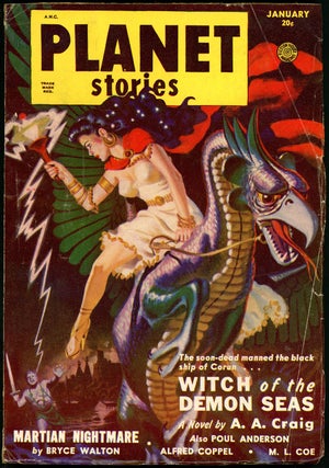 Item #20232 PLANET STORIES. 1951. . Jerome Bixby PLANET STORIES. January, Ed, No. 10 Volume 4