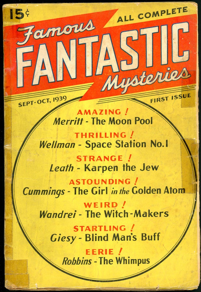 Item #20252 FAMOUS FANTASTIC MYSTERIES. FAMOUS FANTASTIC MYSTERIES. September-October 1939, No. 1 Volume 1, Mary Gnaedinger.