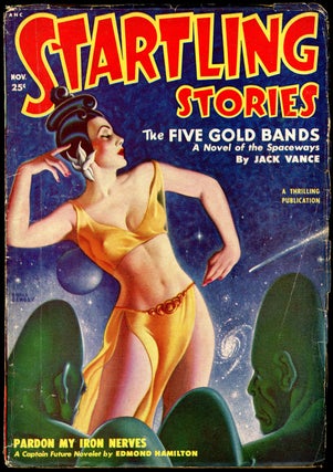 Item #20257 STARTLING STORIES. JACK VANCE, 1950 STARTLING STORIES. November, No. 2 Volume 22, L....