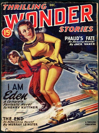 Item #20258 THRILLING WONDER STORIES. JACK VANCE, 1946. . Sam Merwin THRILLING WONDER STORIES....