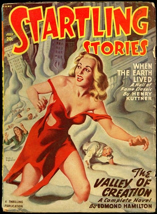 Item #20259 STARTLING STORIES. JACK VANCE. L. RON HUBBARD, 1948 STARTLING STORIES. July, No. 3...