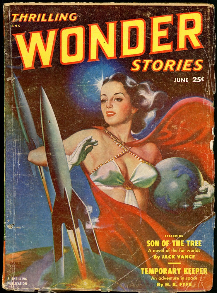 Item #20270 THRILLING WONDER STORIES. JACK VANCE, 1951. . Sam Merwin THRILLING WONDER STORIES. June, Jr, No. 2 Volume 38.