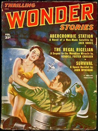 Item #20271 THRILLING WONDER STORIES. JACK VANCE, 1952 THRILLING WONDER STORIES. February, No. 3...