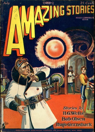 Item #20341 AMAZING STORIES. AMAZING STORIES. July 1928. ., Hugo Gernsback, No. 4 Volume 3