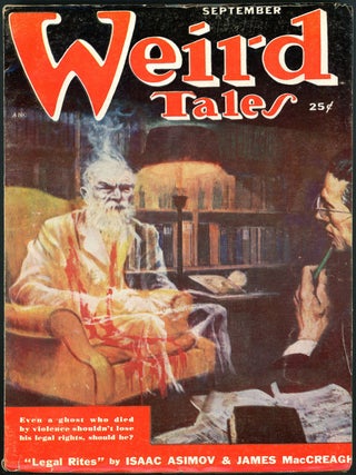 Item #20537 WEIRD TALES. WEIRD TALES. September 1950. . Dorothy McIlwraith, No. 6 Volume 42