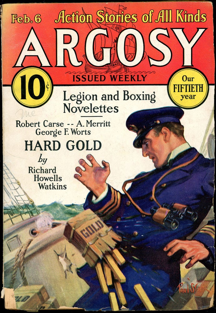 Item #20828 ARGOSY. A. Merritt, 1932 ARGOSY. February 6, No. 3 Volume 227.