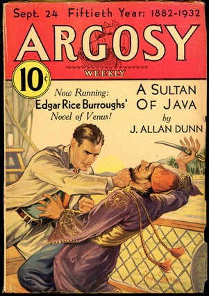 Item #20830 ARGOSY. Edgar Rice Burroughs, 1932 ARGOSY. September 24, No. 6 Volume 232