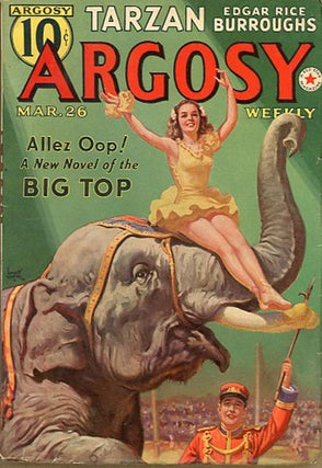 THE RED STAR OF TARZAN [TARZAN AND THE FORBIDDEN CITY] in ARGOSY [complete in six issues].