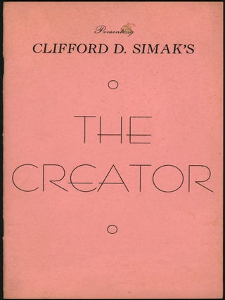 Item #20893 THE CREATOR. Clifford D. Simak