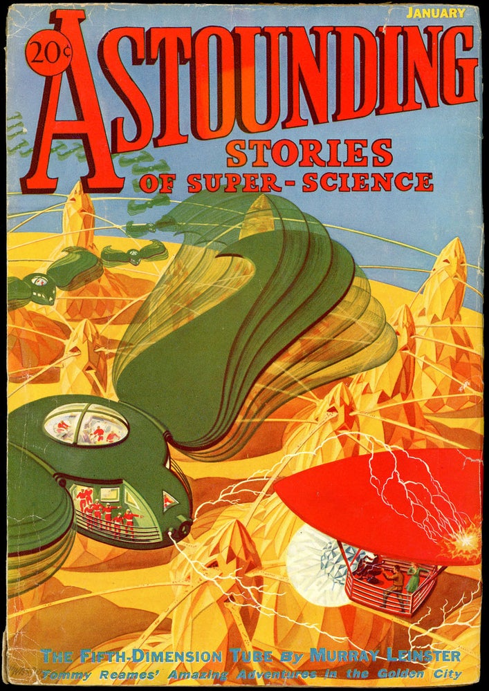 Item #20968 ASTOUNDING STORIES OF SUPER SCIENCE. 1933. . Harry Bates ASTOUNDING STORIES OF SUPER SCIENCE. January, Number 3 Volume 11.