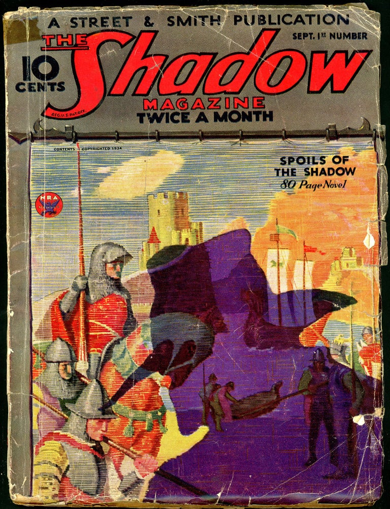 THE SHADOW MAGAZINE. 1934 THE SHADOW MAGAZINE. September 1st.