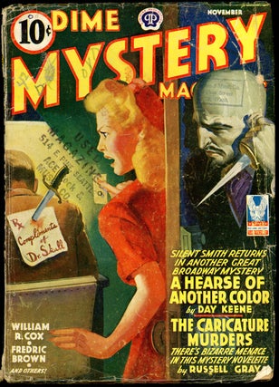 Item #21013 DIME MYSTERY. DIME MYSTERY MAGAZINE. November 1942, No. 1 Volume 28