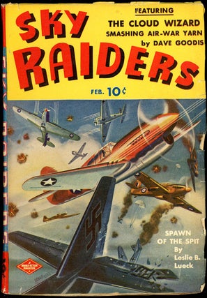 Item #21051 BATTLE ACES. David Goodis, SKY RAIDERS. February 1943, No. 3 Volume 1