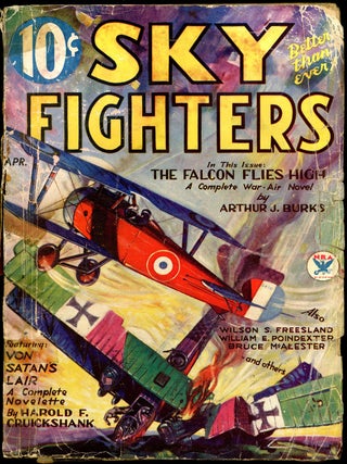 Item #21074 SKY FIGHTERS. SKY FIGHTERS. April 1934. . Lt. Edward McCrae, No. 1 Volume 5