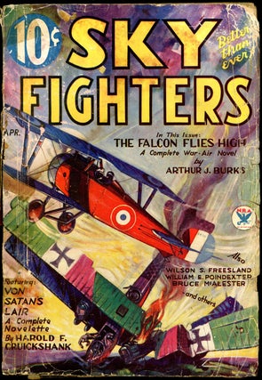 Item #21074 SKY FIGHTERS. SKY FIGHTERS. April 1934. . Lt. Edward McCrae, No. 1 Volume 5