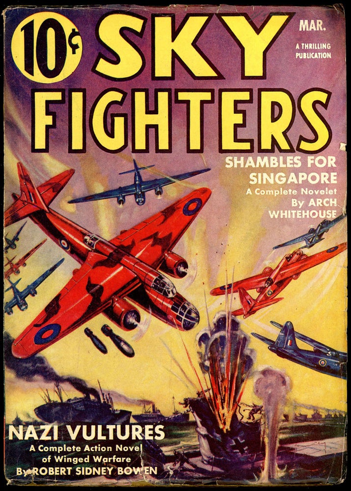 Item #21076 SKY FIGHTERS. No. 3. Lt. Edward McCrae SKY FIGHTERS. March 1942., Volume 36 (i e. likely 26.