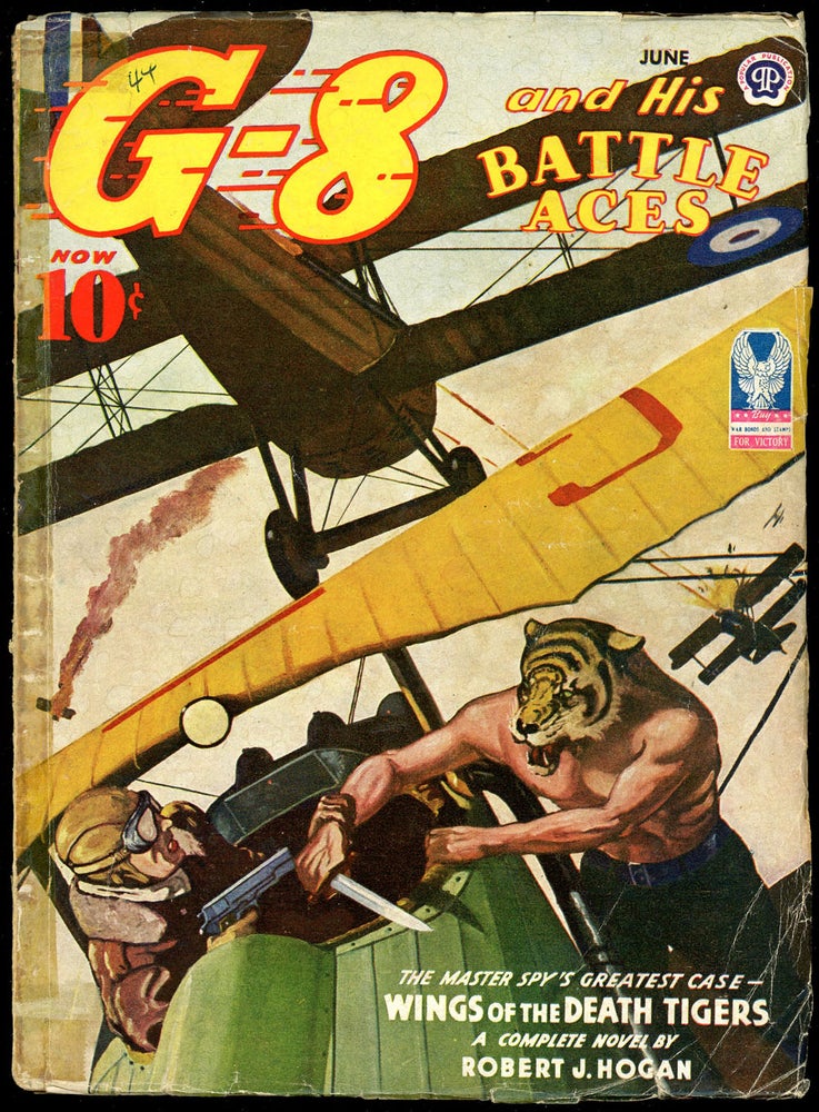Item #21105 G-8 and HIS BATTLE ACES. G-8, HIS BATTLE ACES. June 1944, No. 2 Volume 28.