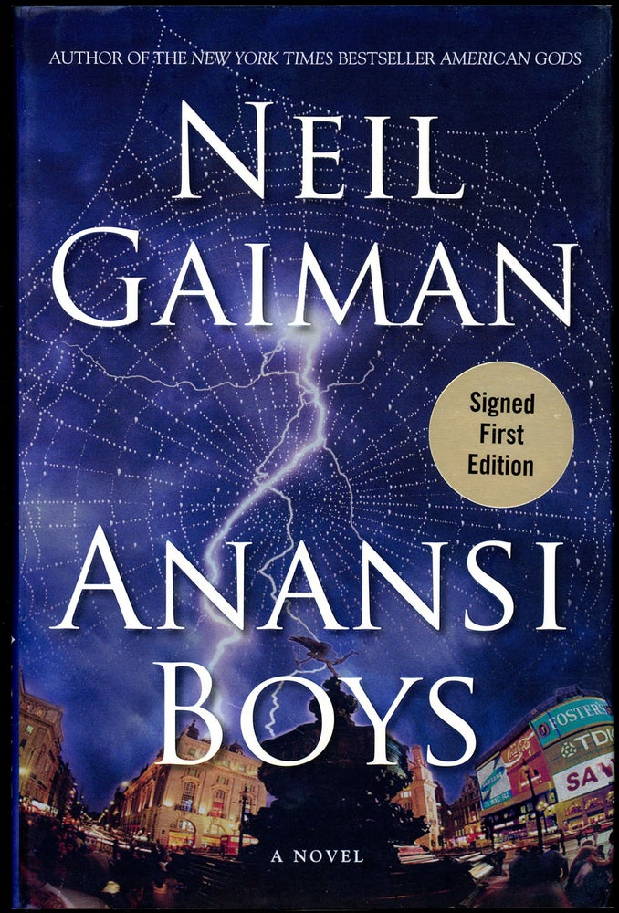 Item #21230 ANANSI BOYS. Neil Gaiman.