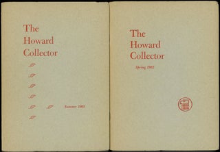 Item #21274 THE HOWARD COLLECTOR. [ALL PUBLISHED]. THE HOWARD COLLECTOR. Summer 1961 - Autumn...