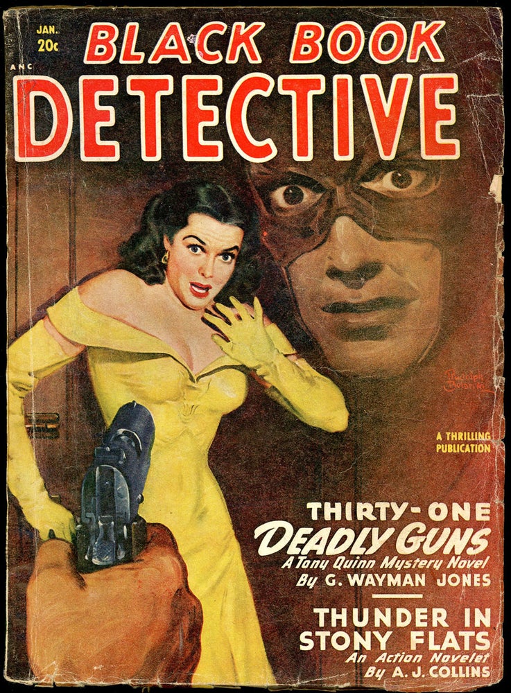 Item #21297 BLACK BOOK DETECTIVE. BLACK BOOK DETECTIVE. January 1949, No. 3 Volume 25.