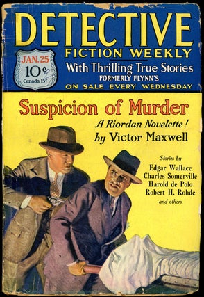Item #21324 DETECTIVE FICTION WEEKLY. 1930 DETECTIVE FICTION WEEKLY. January 25, No. 4 Volume 47