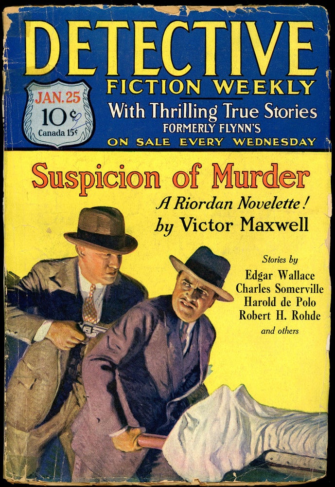 Item #21324 DETECTIVE FICTION WEEKLY. 1930 DETECTIVE FICTION WEEKLY. January 25, No. 4 Volume 47.