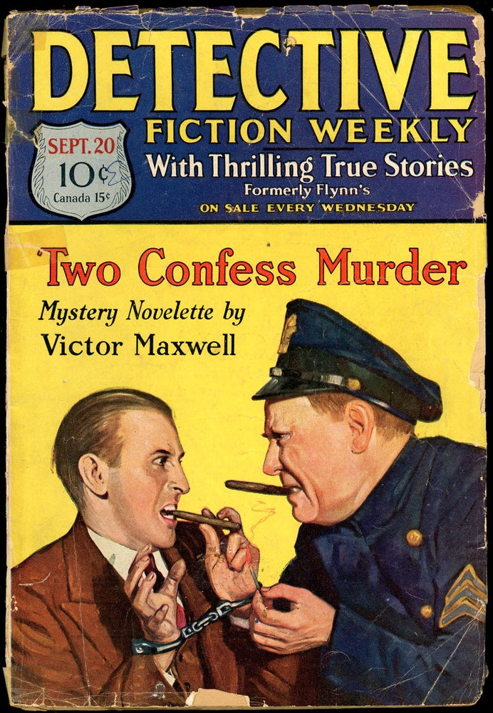 Item #21326 DETECTIVE FICTION WEEKLY. 1930 DETECTIVE FICTION WEEKLY. September 20, No. 2 Volume 53.