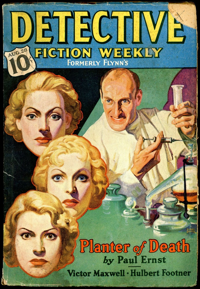 Item #21330 DETECTIVE FICTION WEEKLY. 1937 DETECTIVE FICTION WEEKLY. August 28, No. 3 Volume 113.