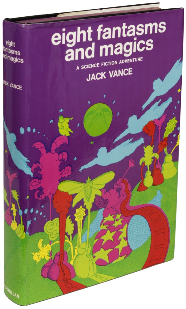 Item #21524 EIGHT FANTASMS AND MAGICS: A SCIENCE FICTION ADVENTURE. John Holbrook Vance, "Jack Vance."