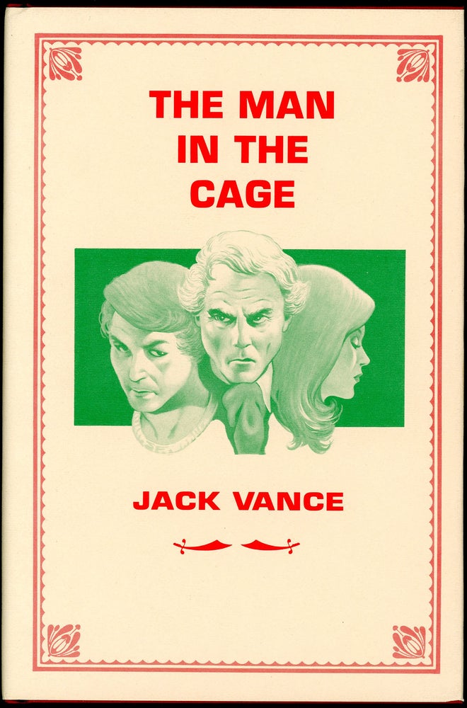 Item #21614 THE MAN IN THE CAGE. John Holbrook Vance, "Jack Vance."