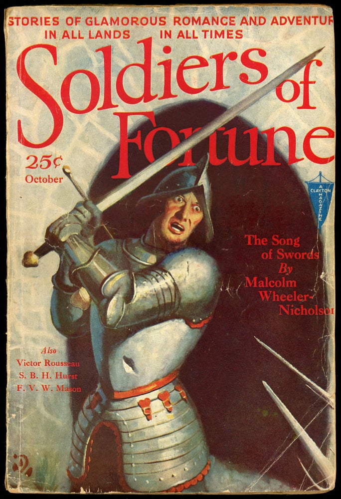 Item #21875 SOLDIERS OF FORTUNE. 1931. . Harry Bates SOLDIERS OF FORTUNE. October, No. 1 Volume 1.