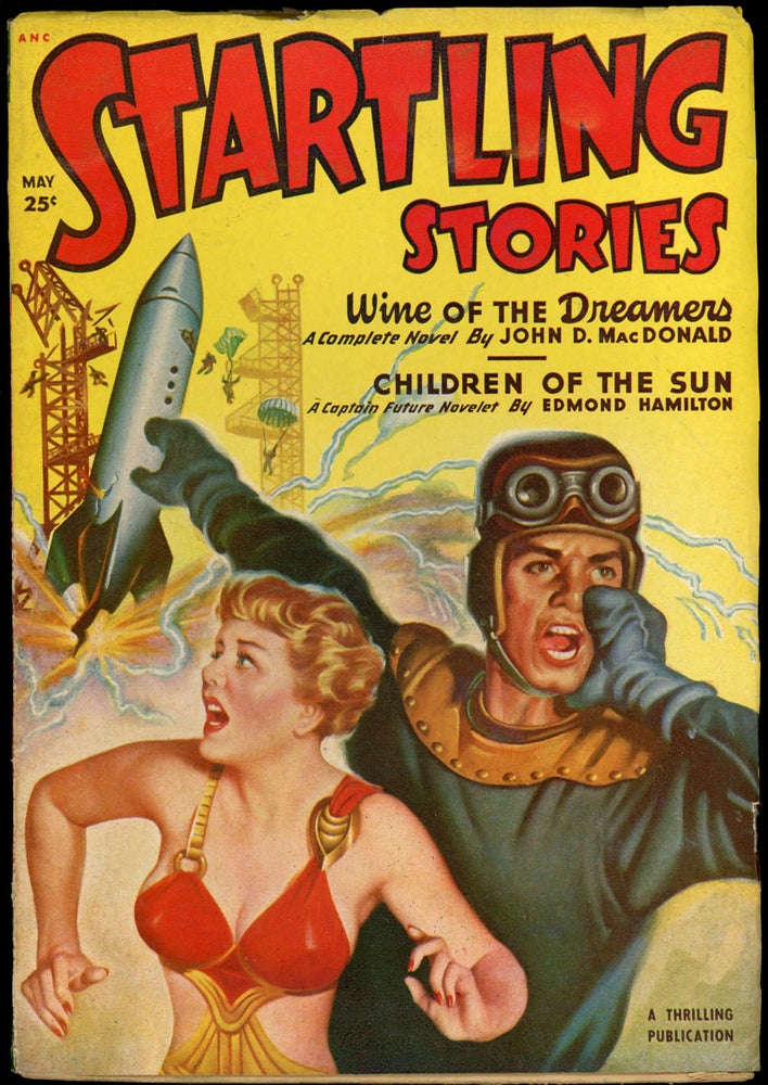 Item #21877 STARTLING STORIES. 1950 STARTLING STORIES. May, No. 2 Volume 21.
