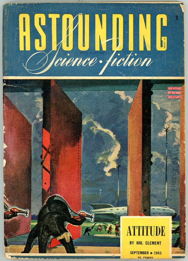 Item #21921 ASTOUNDING SCIENCE FICTION. Ray Bradbury, ASTOUNDING SCIENCE FICTION. September 1943. . John W. Campbell Jr, No. 1 Volume 32.