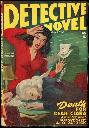 Item #22054 DETECTIVE NOVEL MAGAZINE. 1947 DETECTIVE NOVEL MAGAZINE. November, No. 2 Volume 20